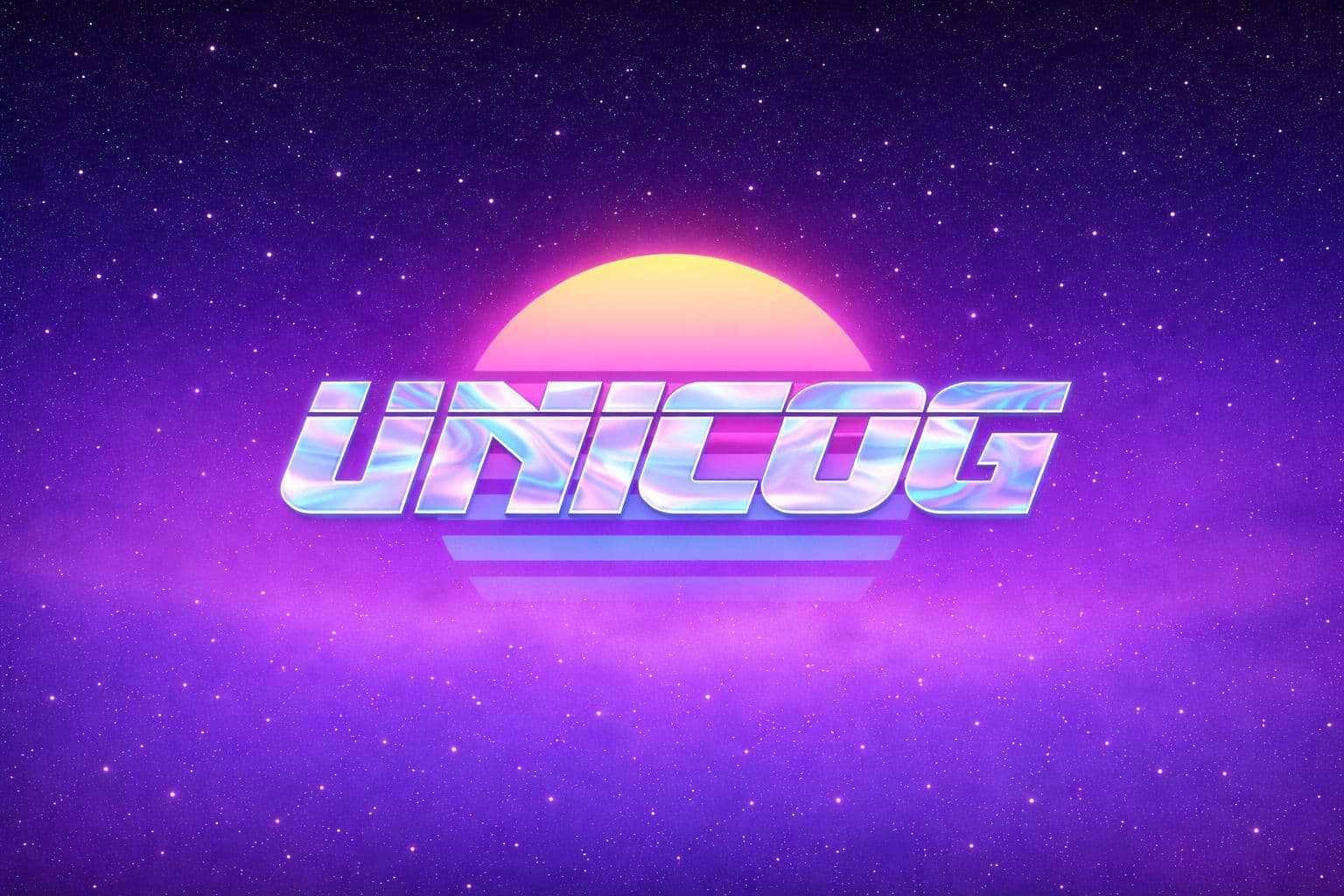 UniCog Synthwave Header